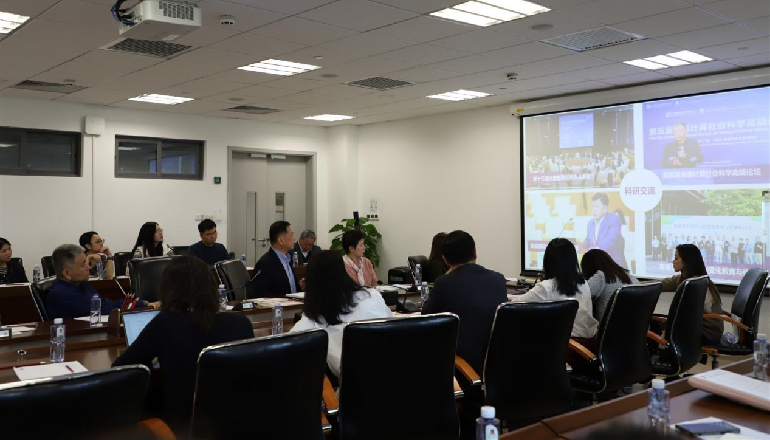 我院（聯）黨組成員、副院長楊建同志率隊赴香港中文大學（深圳）調研