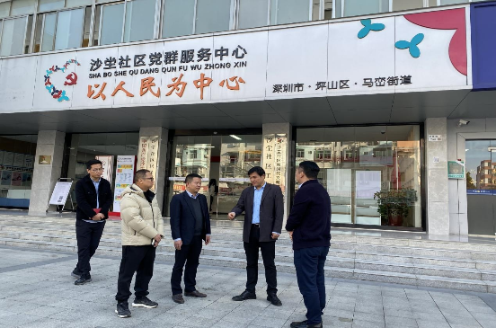 楊建同志帶隊赴馬巒街道沙坣社區開展 “一對一”掛點聯系調研工作